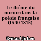 Le thème du miroir dans la poésie française (1540-1815)
