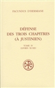 Défense des Trois Chapitres : [Tome IV] : Livres XI-XII