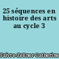 25 séquences en histoire des arts au cycle 3