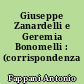 Giuseppe Zanardelli e Geremia Bonomelli : (corrispondenza inedita)