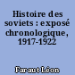 Histoire des soviets : exposé chronologique, 1917-1922