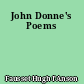 John Donne's Poems