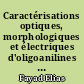 Caractérisations optiques, morphologiques et électriques d'oligoanilines : application pour les capteurs
