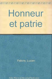 "Honneur et patrie"