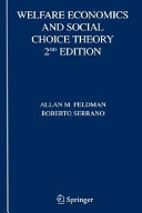 Welfare economics and social choice theory