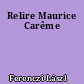 Relire Maurice Carême