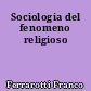 Sociologia del fenomeno religioso