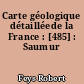 Carte géologique détailléede la France : [485] : Saumur