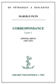 Correspondance : Livre I : Epistolarium, 1457-1475