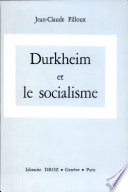 Durkheim et le socialisme