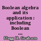 Boolean algebra and its application : including Boolean matrix algebra