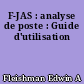 F-JAS : analyse de poste : Guide d'utilisation