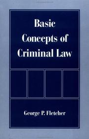 Basic concepts of criminal law