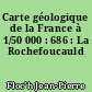 Carte géologique de la France à 1/50 000 : 686 : La Rochefoucauld