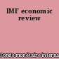 IMF economic review