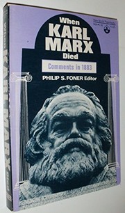 When Karl Marx died : comments in 1883