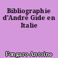 Bibliographie d'André Gide en Italie