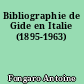 Bibliographie de Gide en Italie (1895-1963)