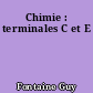 Chimie : terminales C et E