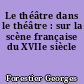 Le théâtre dans le théâtre : sur la scène française du XVIIe siècle