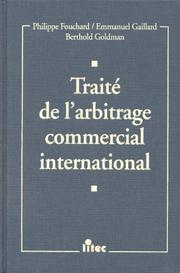 Traité de l'arbitrage commercial international