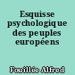 Esquisse psychologique des peuples européens