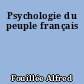 Psychologie du peuple français