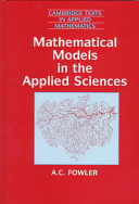 Mathematical models in the applied sciences