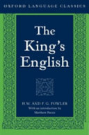 The King's English$bTexte imprimé