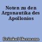 Noten zu den Argonautika des Apollonios