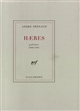 Hæres : poèmes, 1968-1981