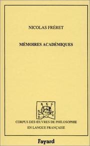 Mémoires académiques