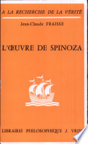 L'oeuvre de Spinoza