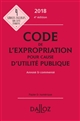 Code de l'expropriation pour cause d'utilité publique