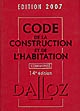 Code de la construction et de l'habitation