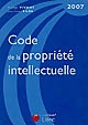 Code de la propriété intellectuelle 2007