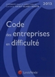 Code des entreprises en difficulté 2013