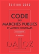 Code des marchés publics et autres contrats