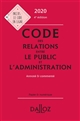 Code des relations entre le public et l'administration : annoté et commenté
