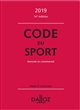 Code du sport : annoté et commenté