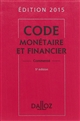 Code monétaire et financier