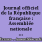Journal officiel de la République française : Assemblée nationale : Compte rendu intégral