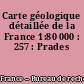 Carte géologique détaillée de la France 1:80 000 : 257 : Prades