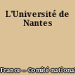 L'Université de Nantes