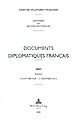 Documents diplomatiques français : Annexes, 10 janvier 1920-31 décembre 1921