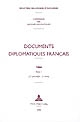 Documents diplomatiques français : 1966 : Tome I : 1er janvier-31 mai