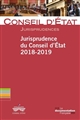 Jurisprudence du Conseil d'État 2018-2019