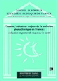 L'ozone, indicateur majeur de la pollution photochimique en France : évaluation et gestion des risques sur la santé