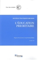 L'éducation prioritaire : rapport d'évaluation d'une politique publique, octobre 2018