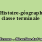 Histoire-géographie, classe terminale